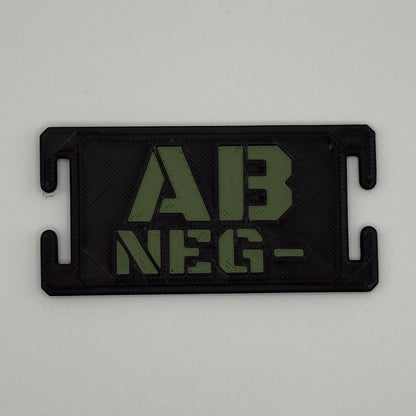 Blutgruppen-Clip (Molle System)