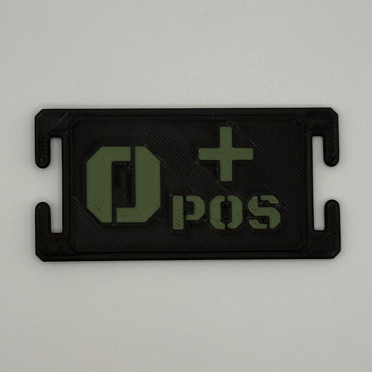 Blutgruppen-Clip (Molle System)