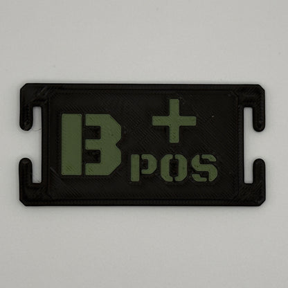 Blutgruppen-Clip (Molle System)
