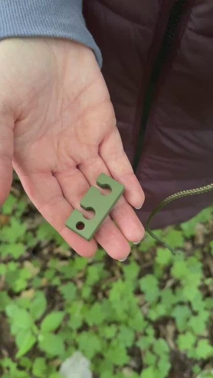 Mini-Spannclip für Paracord & Co